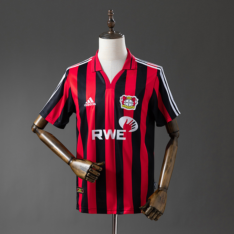 Camiseta Retro Leverkusen 01-02 Primera Equipación S-XXL